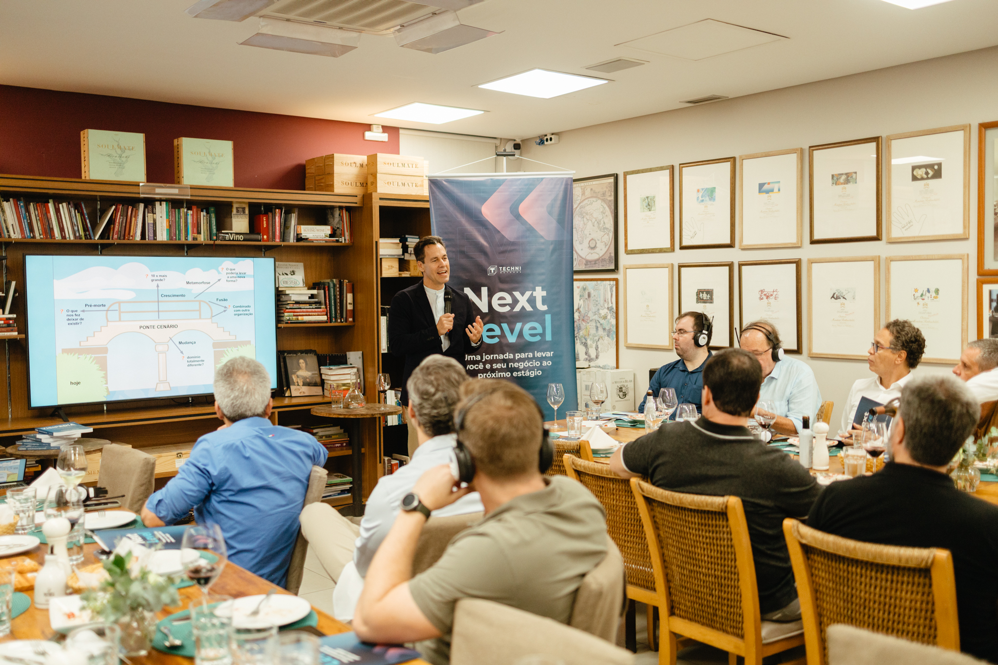 Palestra da Techni sobre inovação para executivos em encontro de lideranças